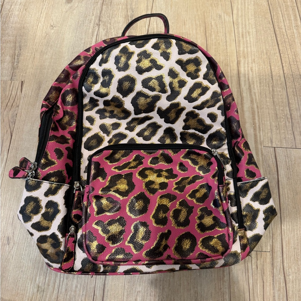 Leopard Print Kids’ Bari Lynn Backpack